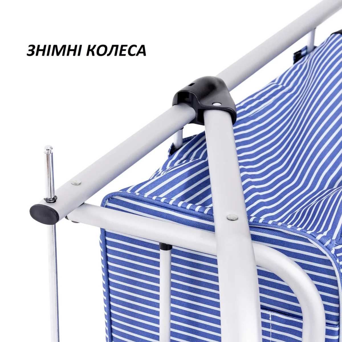 Сумка-візок Casa Si Поліестер 96х47х36 см Синя смужка