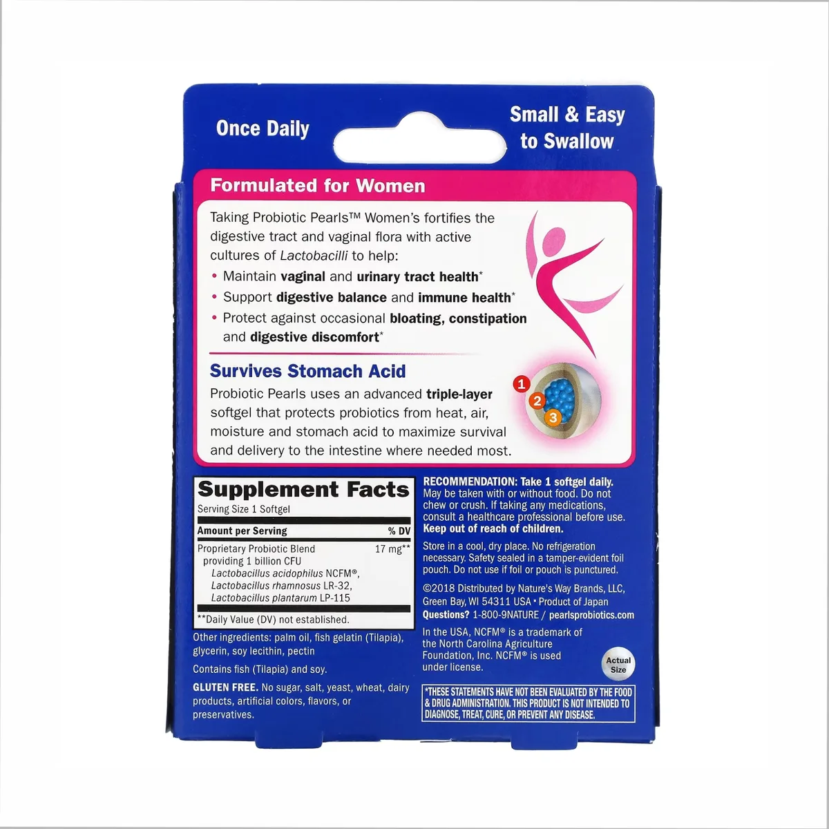 Пробиотики Nature's Way Pearls Women 30 капсул хранить в холодильнике