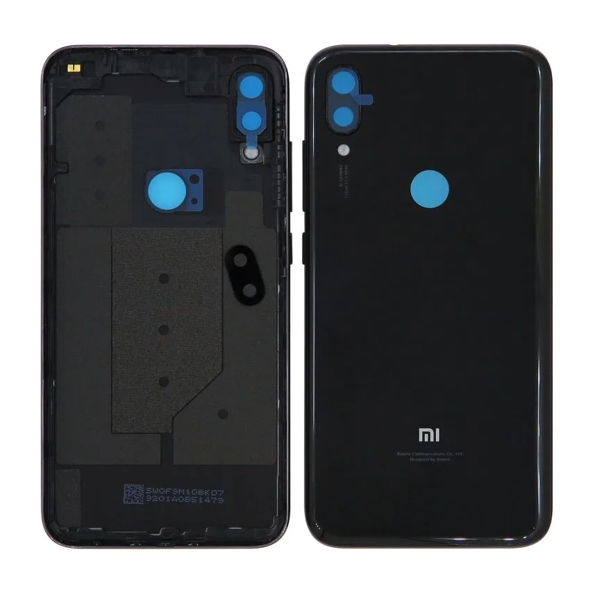 Корпус Xiaomi High Quality чорний зі склом камери для Mi Play