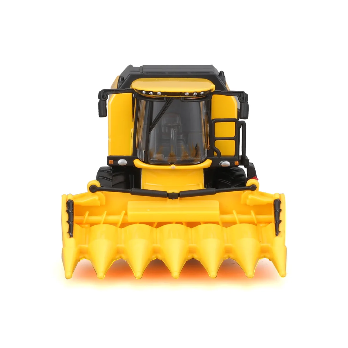 Зернозбиральний комбайн Bburago метал 18 см жовтий чорний