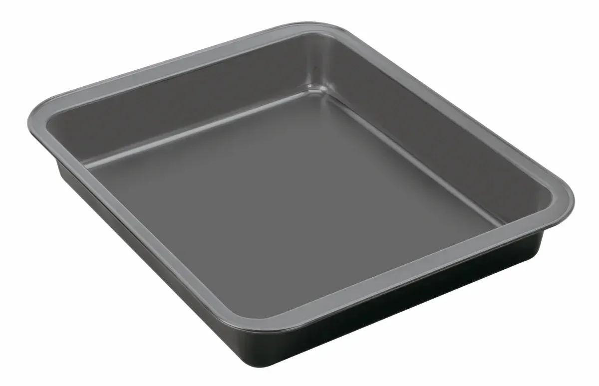 Форма для випікання Tefal Easybake 29х23см, виготовлена з вуглецевої сталі, чорного кольору.