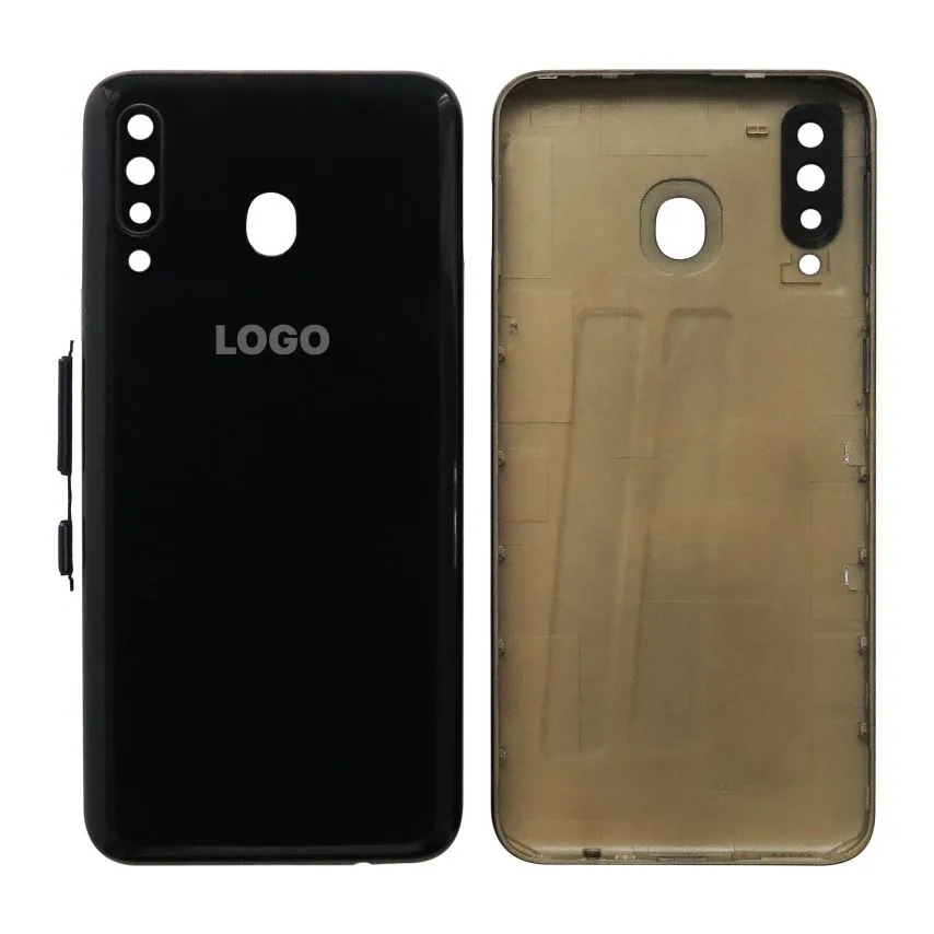 Корпус Samsung High Quality чорний зі склом камери для M30/M305 2019