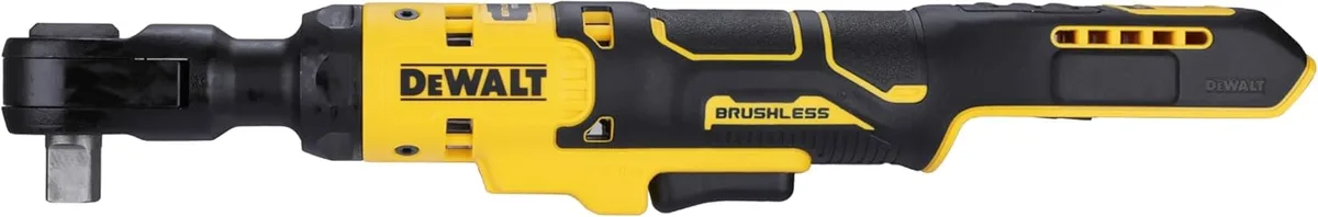 Акумуляторна тріскачка DeWalt XR Li-Ion 18В, 95Нм, 250об/хв, 1/2", 1.1кг (без акумулятора та зарядного пристрою)