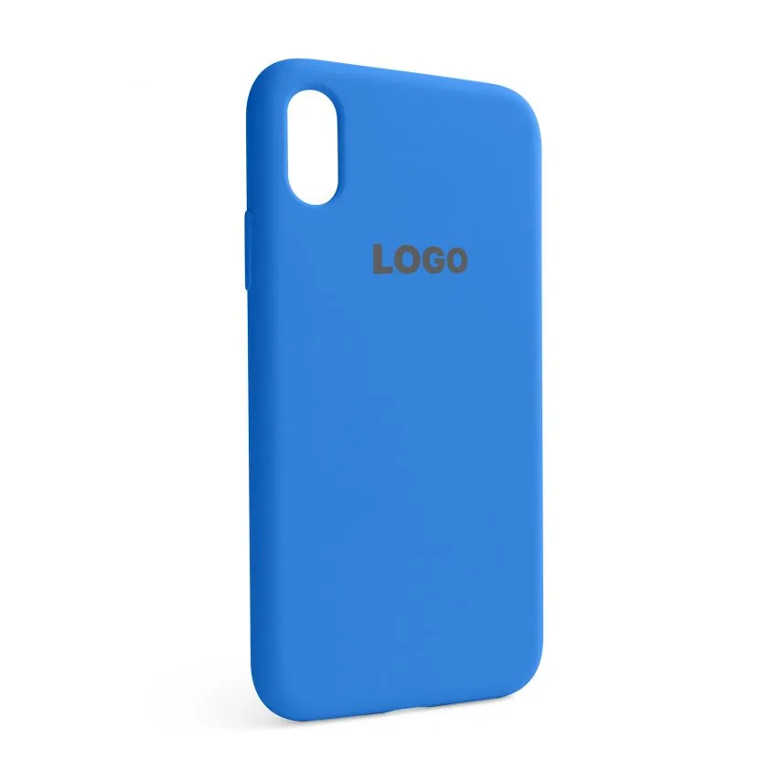 Чохол Silicone Case для iPhone силіконовий блакитний