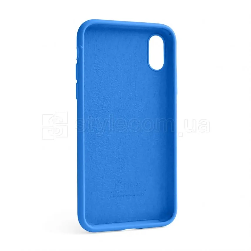 Чохол Silicone Case для iPhone силіконовий блакитний