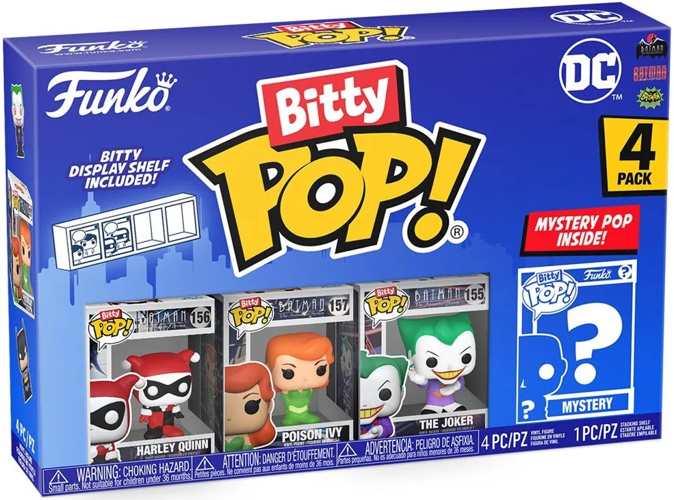 Подарочный набор Funko POP (Bitty): DC - Харли Квинн 4шт