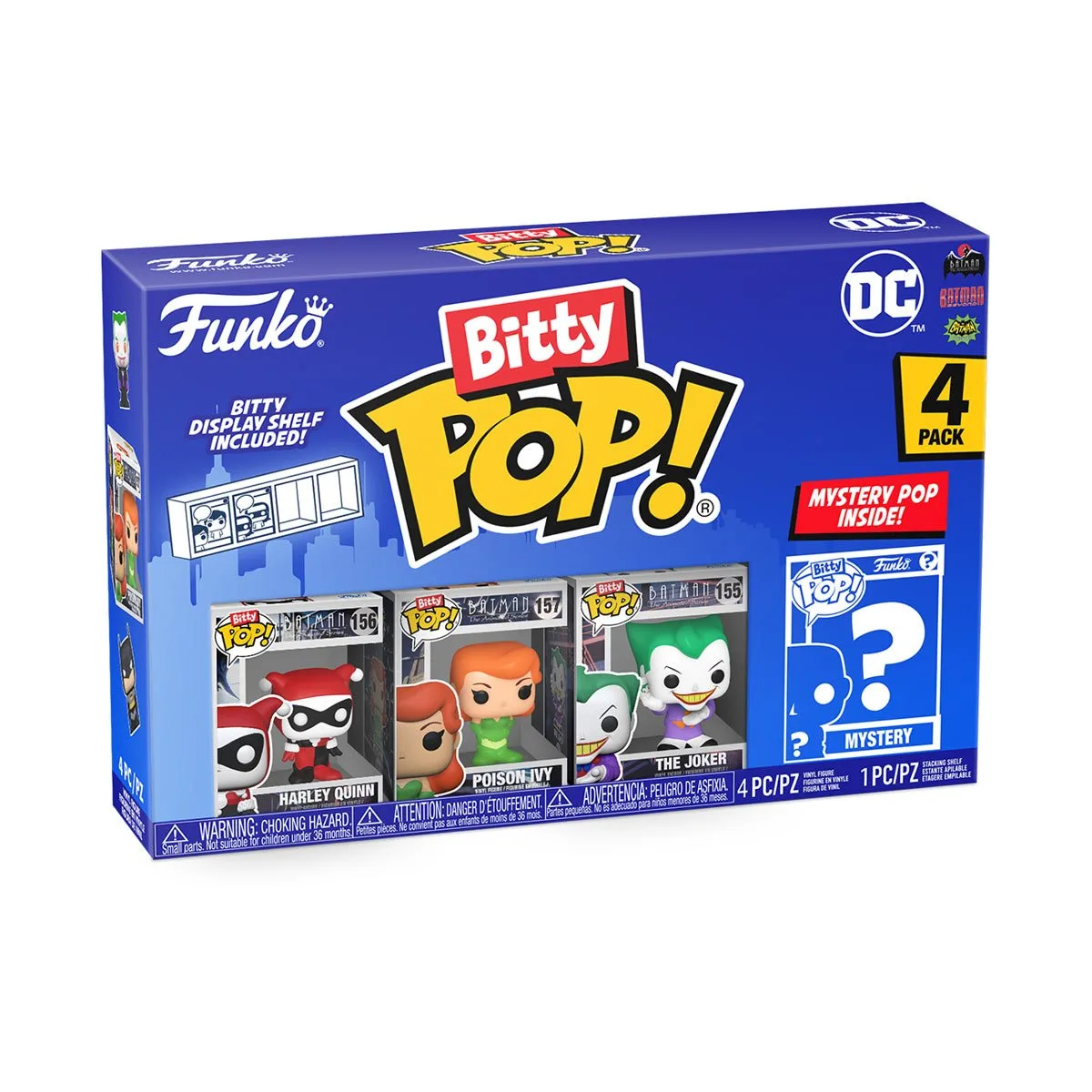 Подарочный набор Funko POP (Bitty): DC - Харли Квинн 4шт