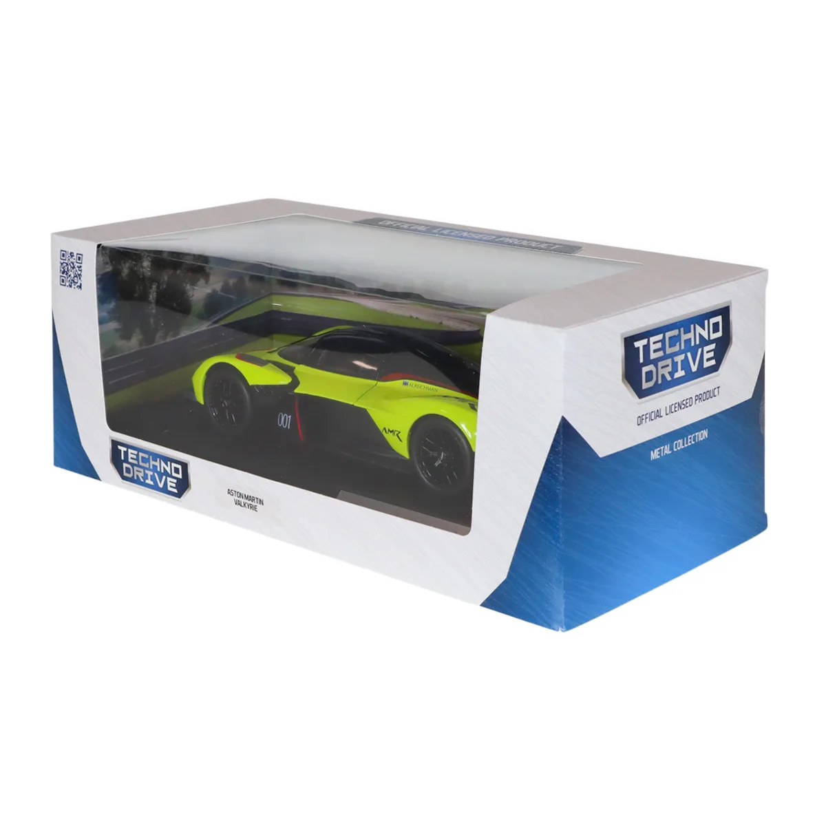 Автомодель TechnoDrive металл 1:18 жёлтая