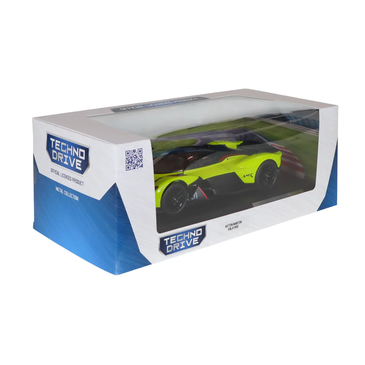 Автомодель TechnoDrive металл 1:18 жёлтая