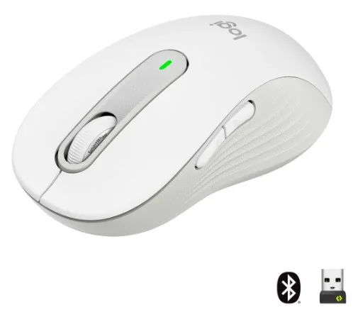 Бездротова миша Logitech оптична середня біла 2000 dpi Bluetooth