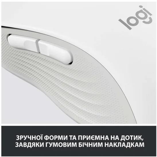 Бездротова миша Logitech оптична середня біла 2000 dpi Bluetooth