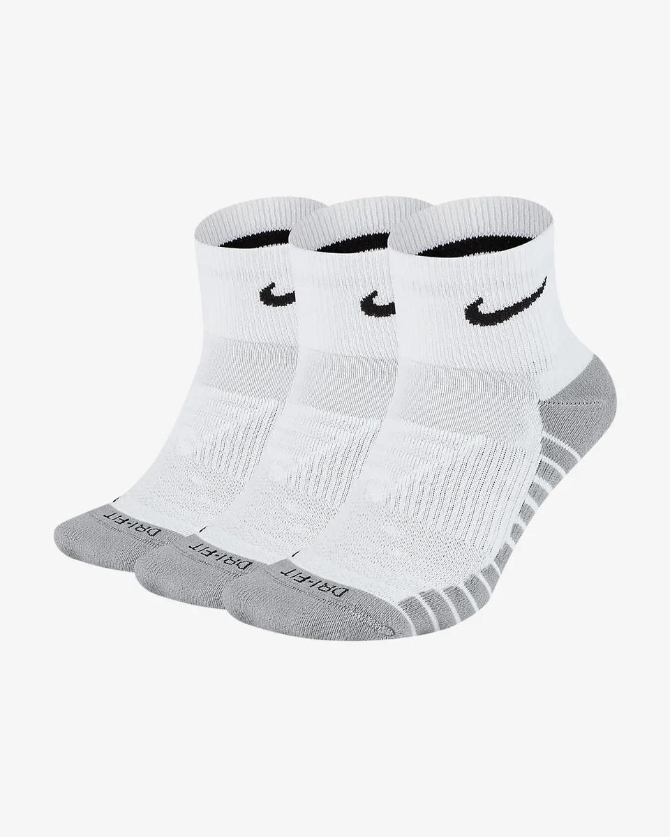 Шкарпетки Nike полiестер 46-50 білий 3 пари