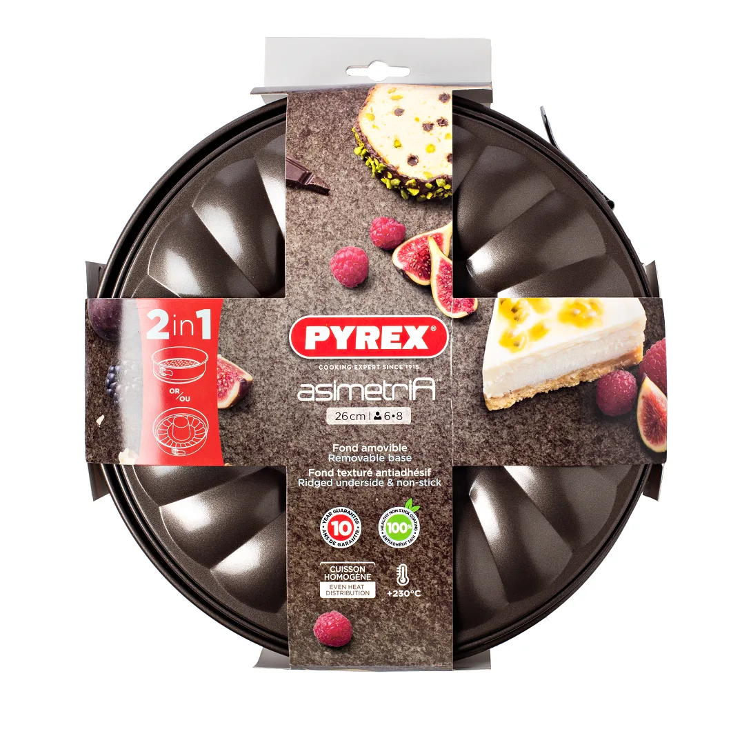 Форма для випікання PYREX вуглецева сталь кругла 26 см
