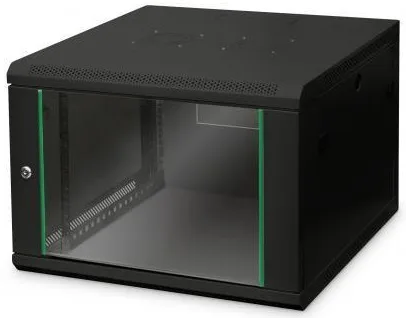 Шкаф DIGITUS 19", 7U, настенный Dynamic Basic, 600x600 мм, максимальная нагрузка 60 кг, черный.