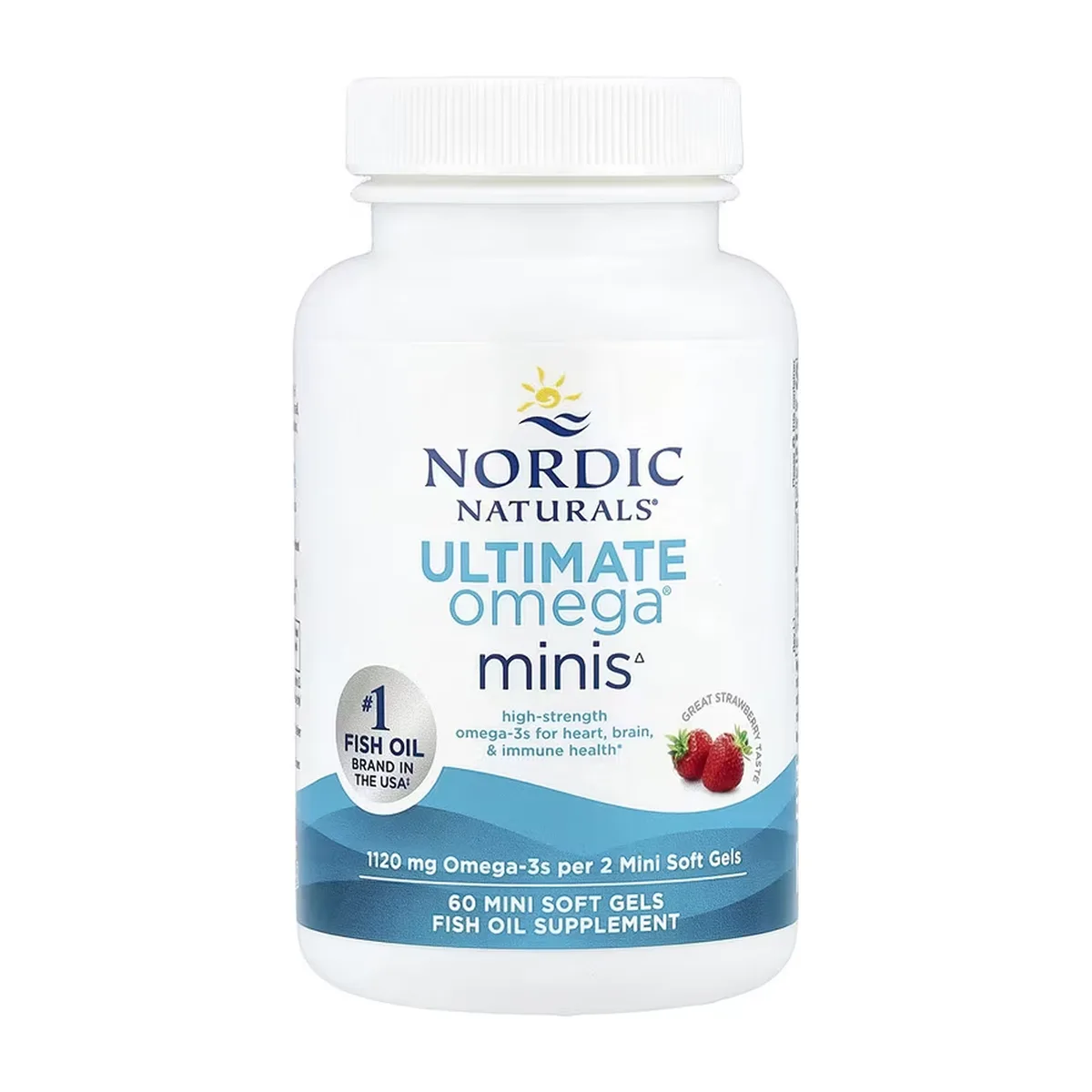 Омега-3 риб'ячий жир Nordic Naturals 60 м'яких капсул без рибного присмаку