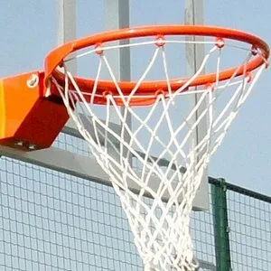 Баскетбольне кільце X2 метал 45 см червоне амортизаційне