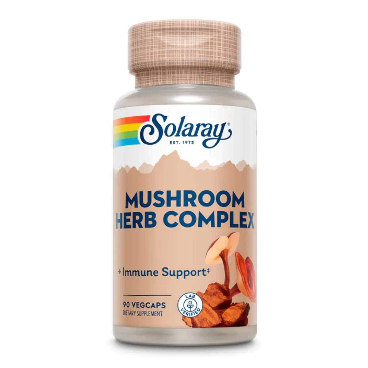 Solaray Mushroom Herb Complete 90 vcaps дієтична добавка з комплексом грибів та трав.