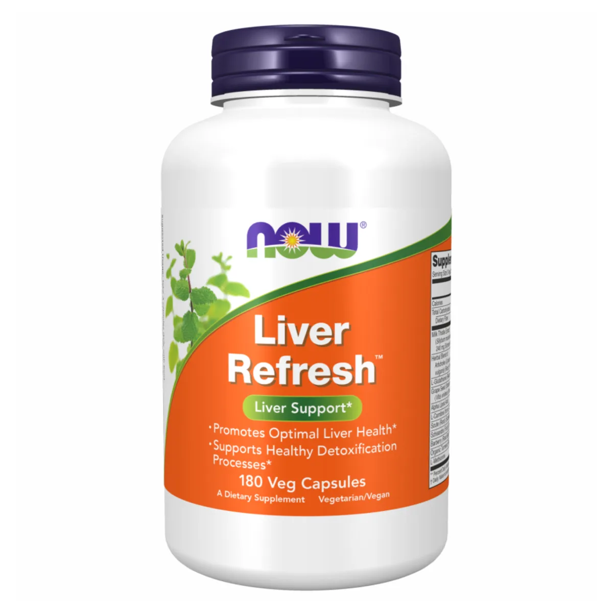 Liver Refresh NOW Foods 180 вегетарианских капсул для здоровья печени