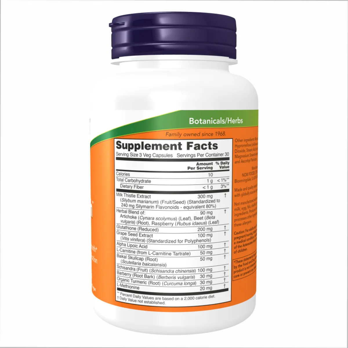 Liver Refresh NOW Foods 180 вегетарианских капсул для здоровья печени