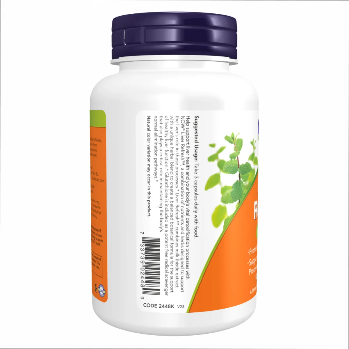 Liver Refresh NOW Foods 180 вегетарианских капсул для здоровья печени
