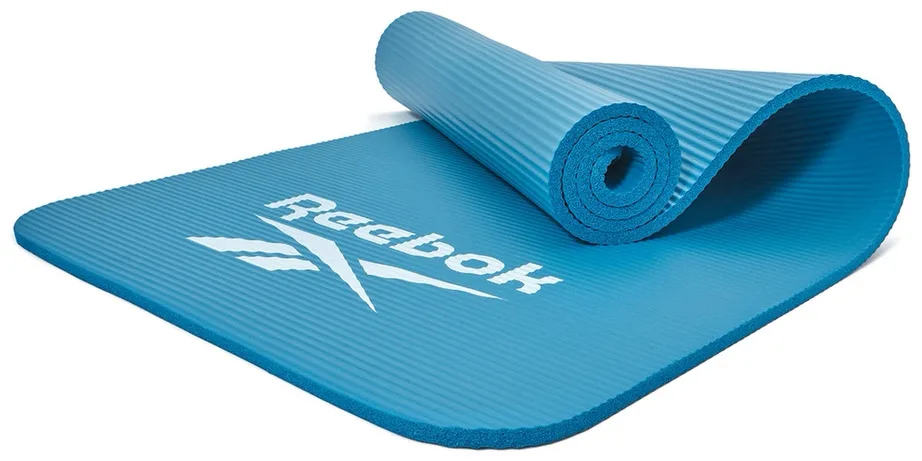 Килимок Reebok NBR 183х80х1,5 см Блакитний для бігу та фітнесу