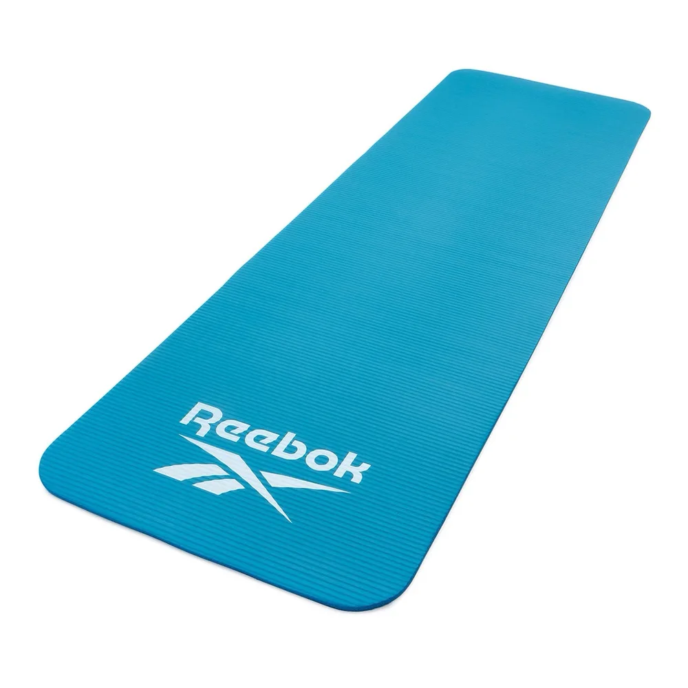 Килимок Reebok NBR 183х80х1,5 см Блакитний для бігу та фітнесу