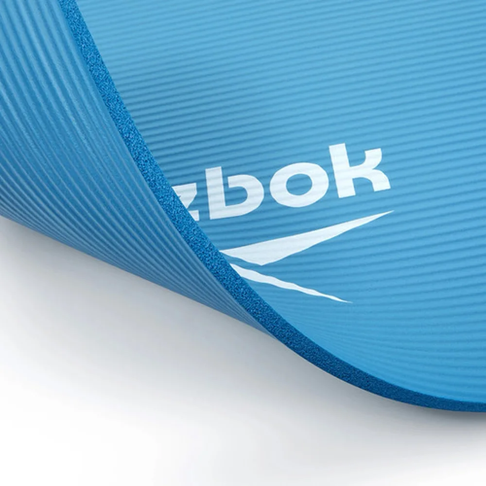 Килимок Reebok NBR 183х80х1,5 см Блакитний для бігу та фітнесу