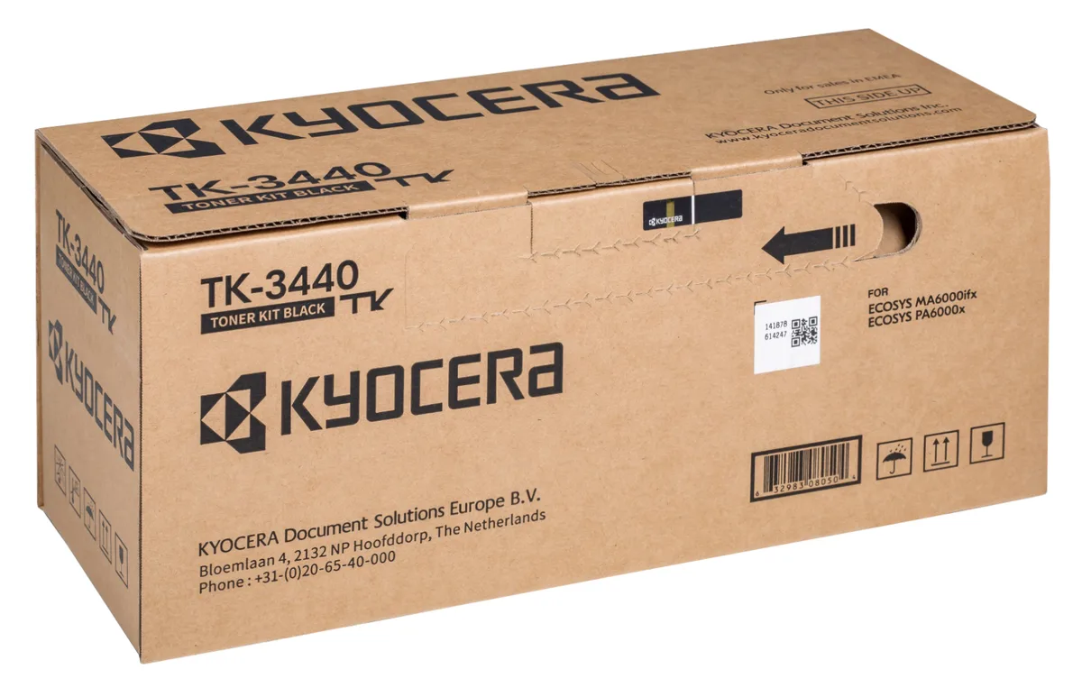 Картридж Kyocera чорний для Ecosys PA6000x 40000 сторінок
