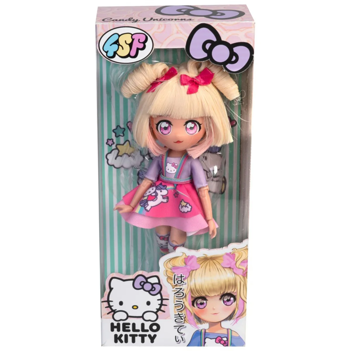 Лялька 4SF Manga Dolls комбіновані матеріали 19,5 см рожевий