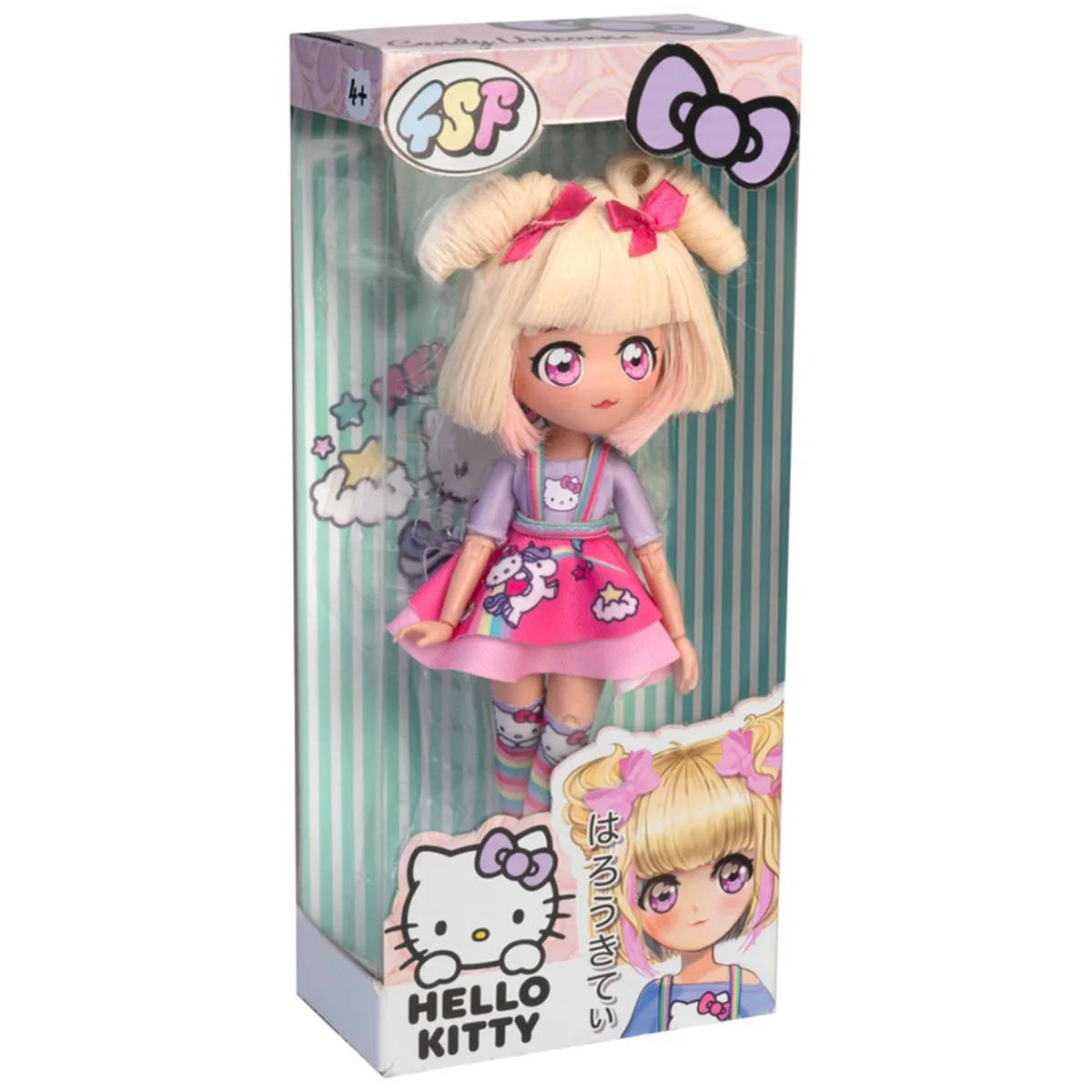 Лялька 4SF Manga Dolls комбіновані матеріали 19,5 см рожевий
