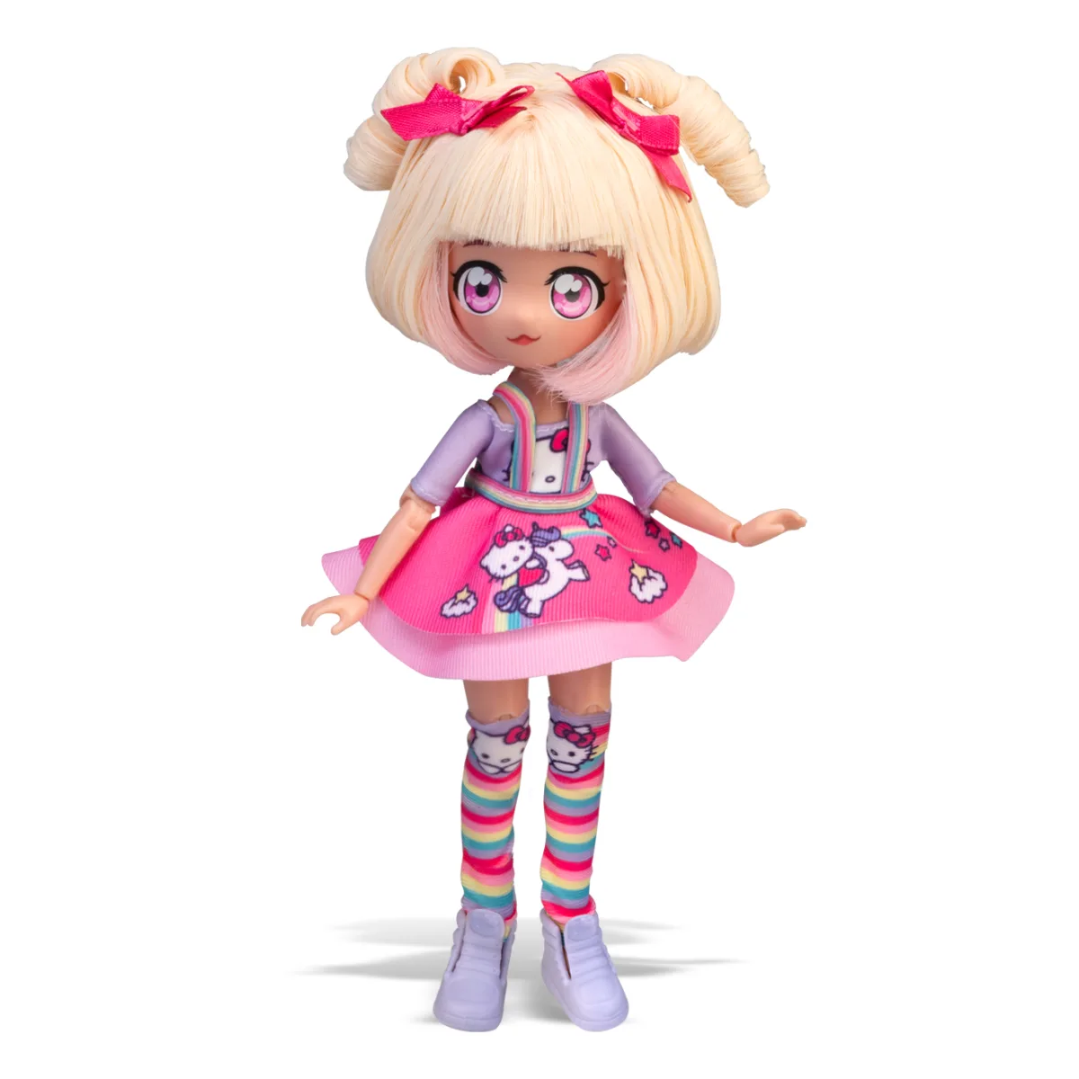 Лялька 4SF Manga Dolls комбіновані матеріали 19,5 см рожевий