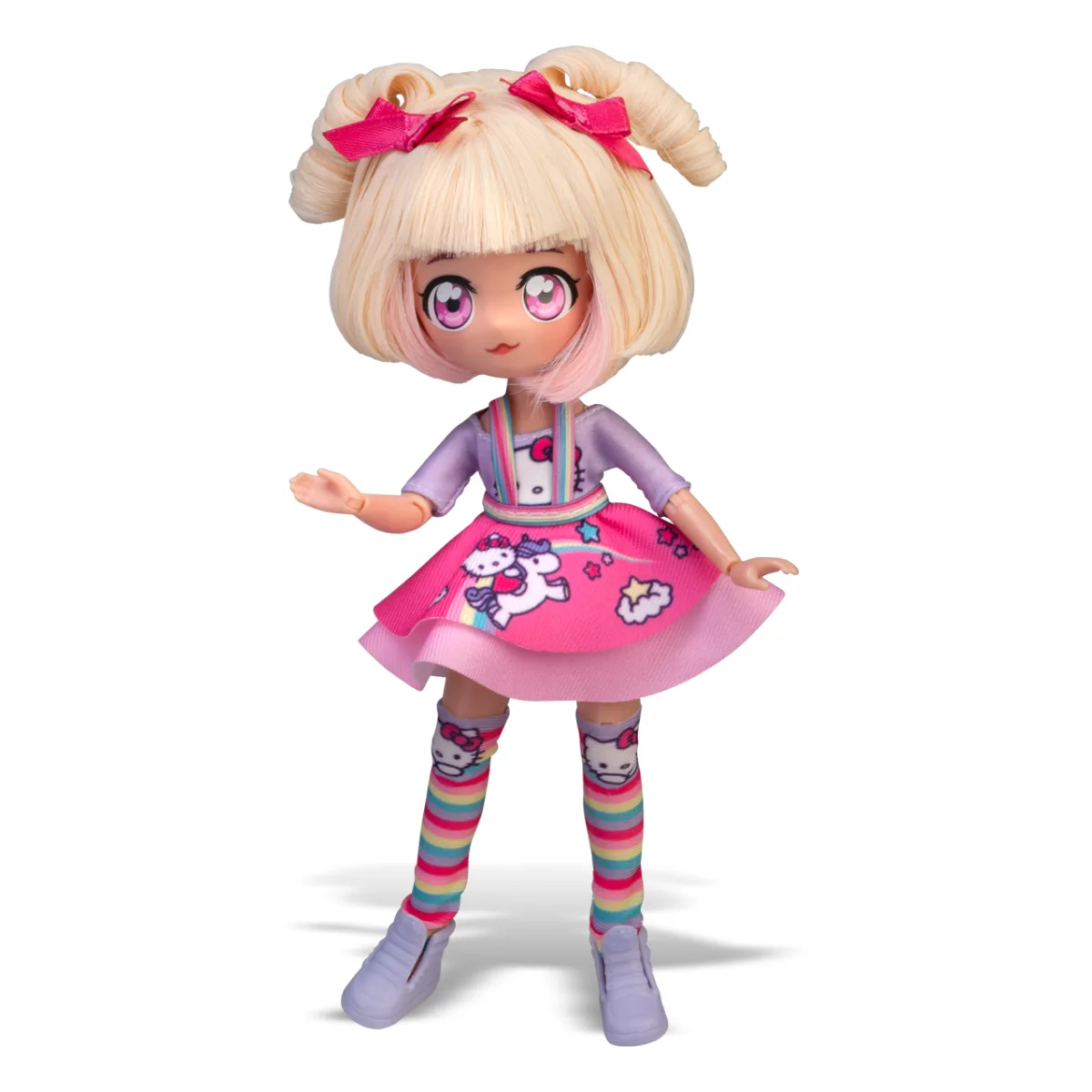 Лялька 4SF Manga Dolls комбіновані матеріали 19,5 см рожевий