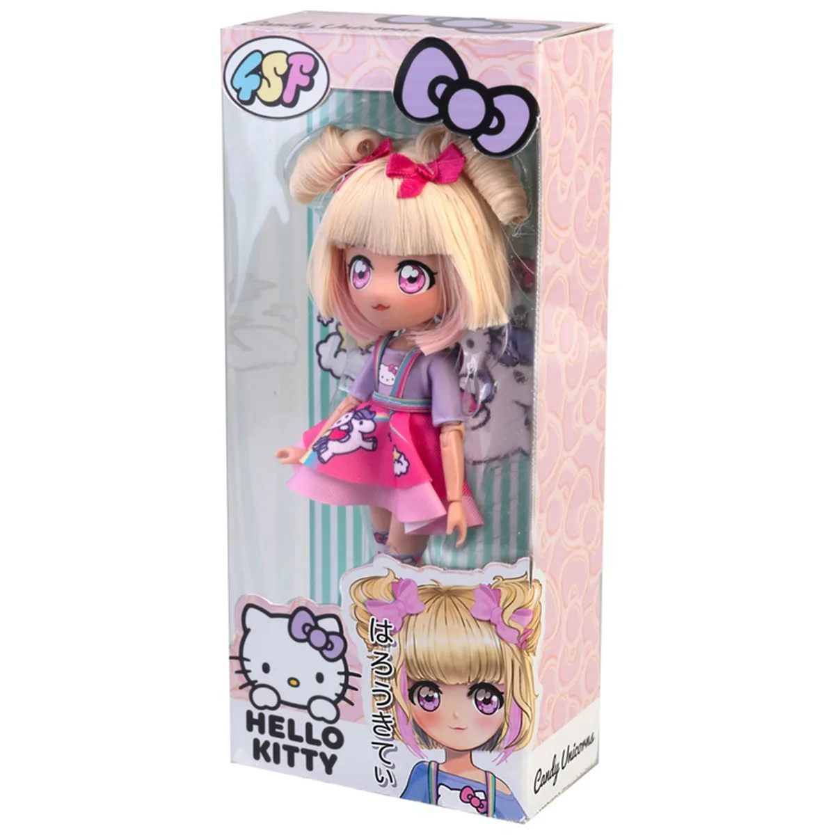 Лялька 4SF Manga Dolls комбіновані матеріали 19,5 см рожевий