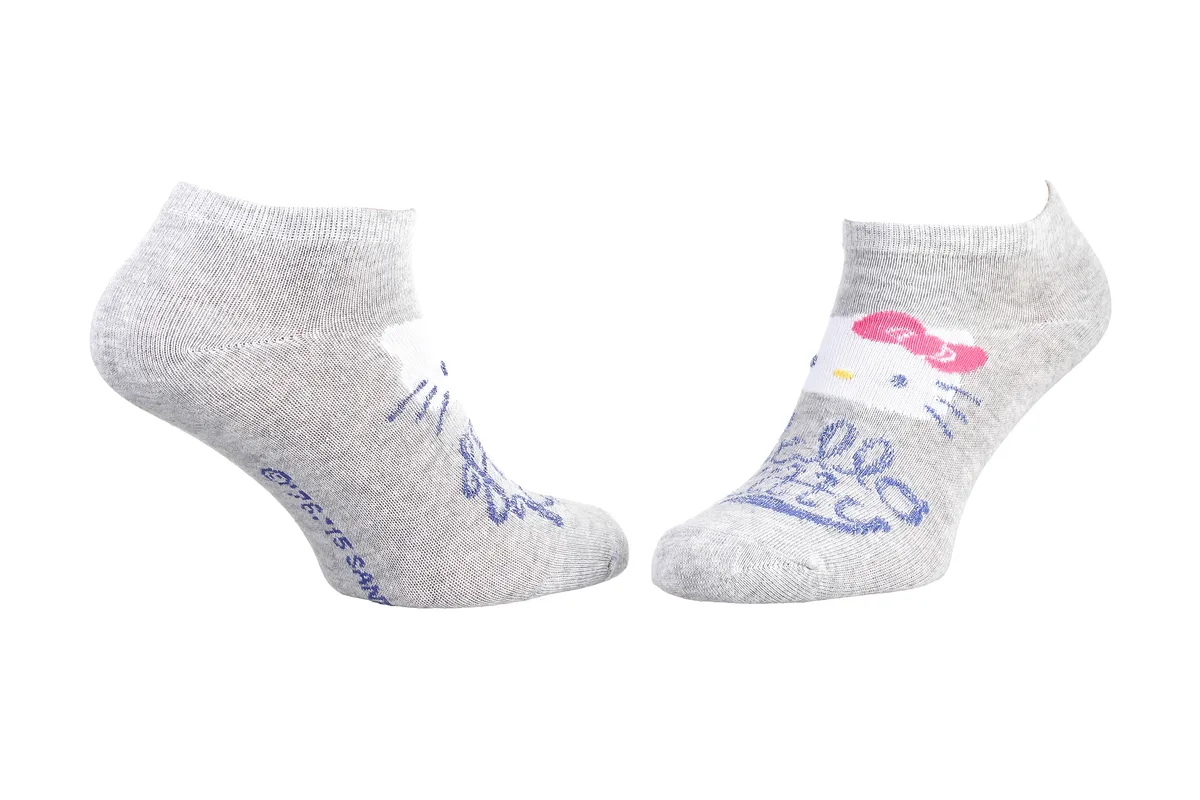 Шкарпетки HELLO KITTY 65% бавовна 36-41 сірі
