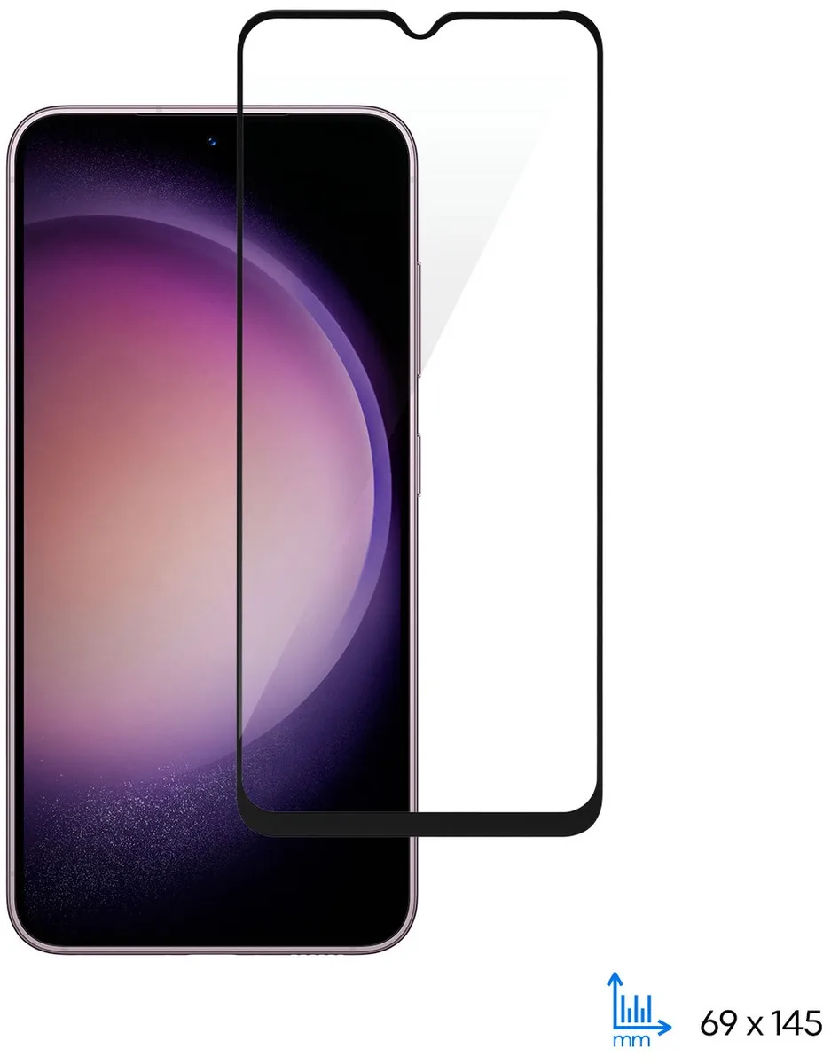 Захисне скло 2E для TECNO Spark 9 pro (KH7n), 2.5D FCFG, (1 Pack), чорна рамка