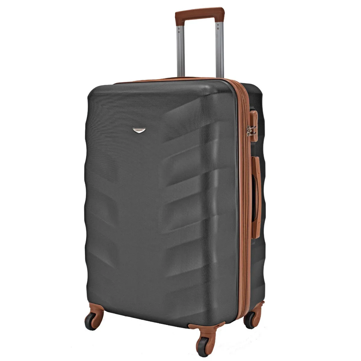 Валіза ABS 24" середня сірий 65 л