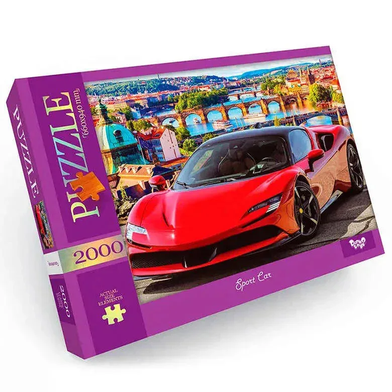 Пазл Danko Toys картон 2000 ел 60x94 см Спортивний автомобіль