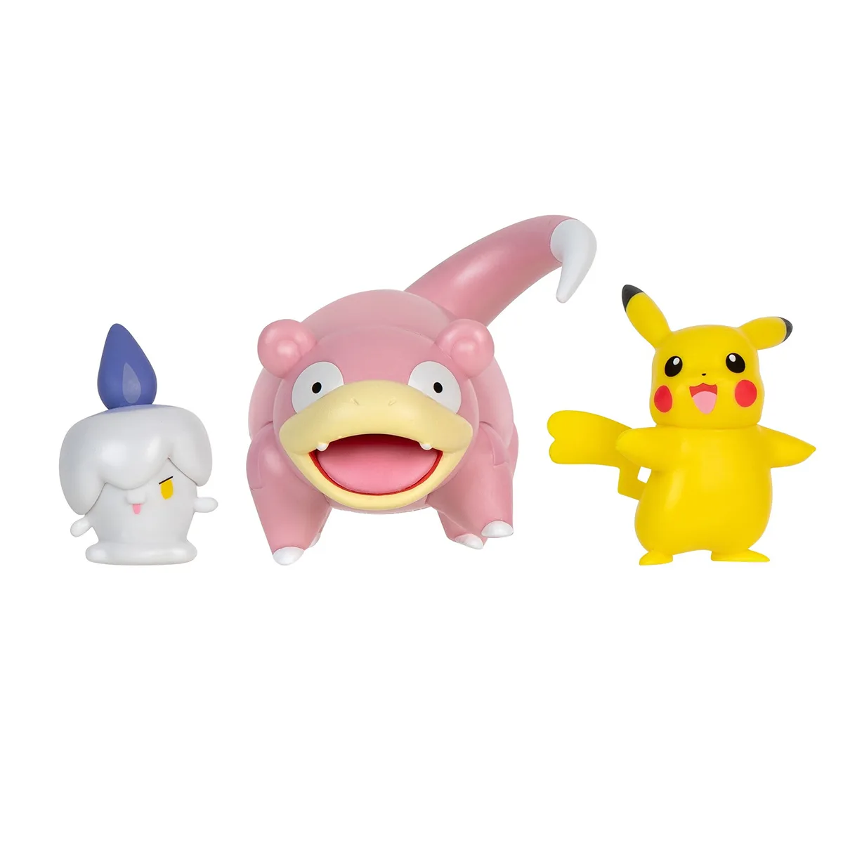 Набір ігрових фігурок Pokemon полімерні 7,6 см Пікачу Літвік Слоупок