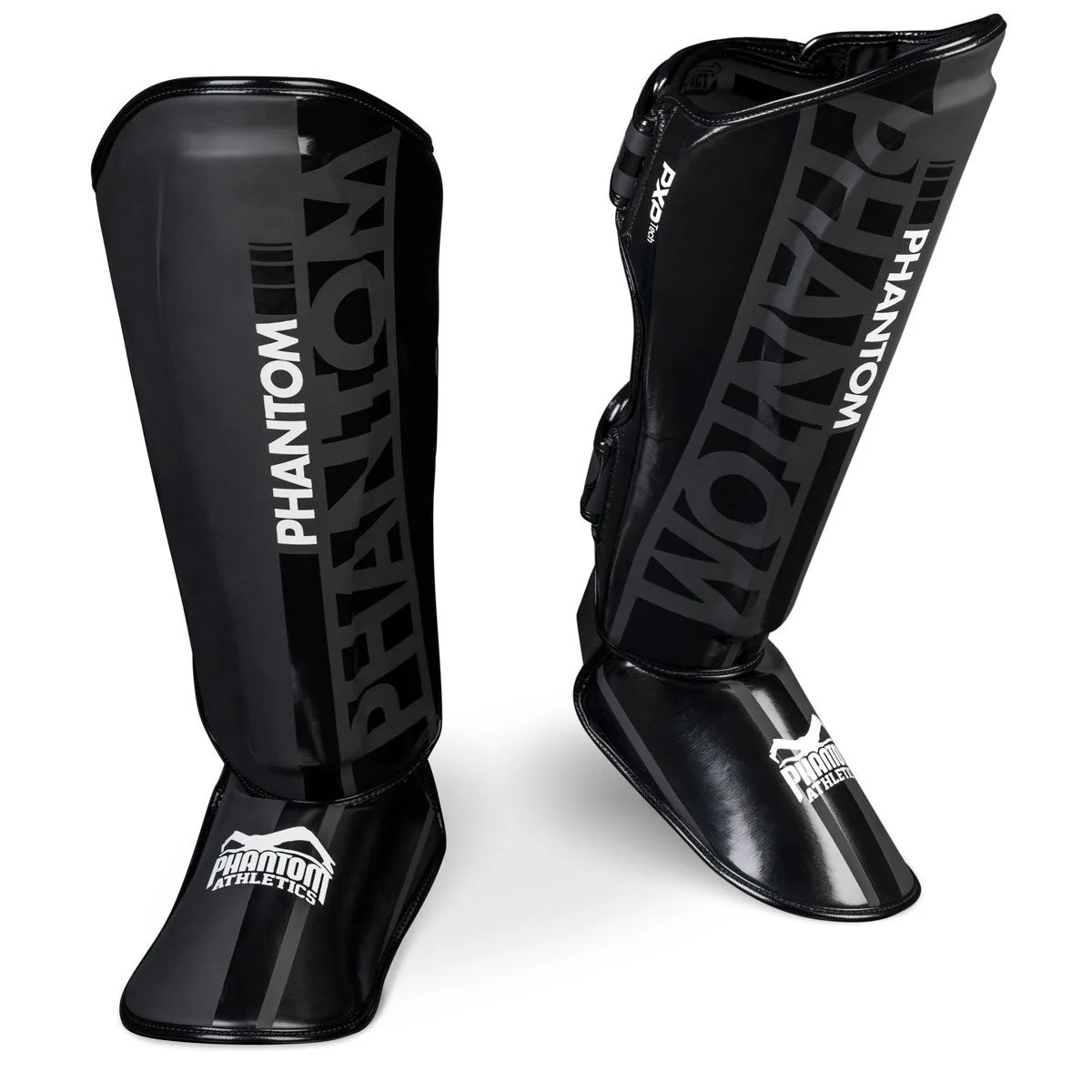 Захист гомілки стопи Phantom штучна шкіра L/XL чорний