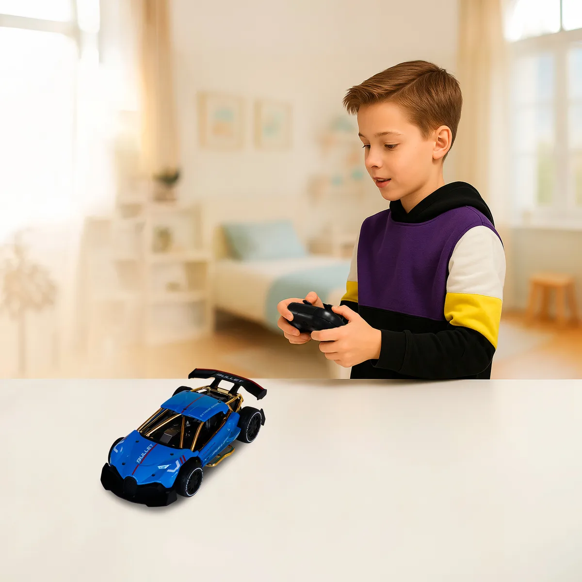 Автомобіль KS Drive р/к 20х9,5х5 см комбіновані матеріали блакитний