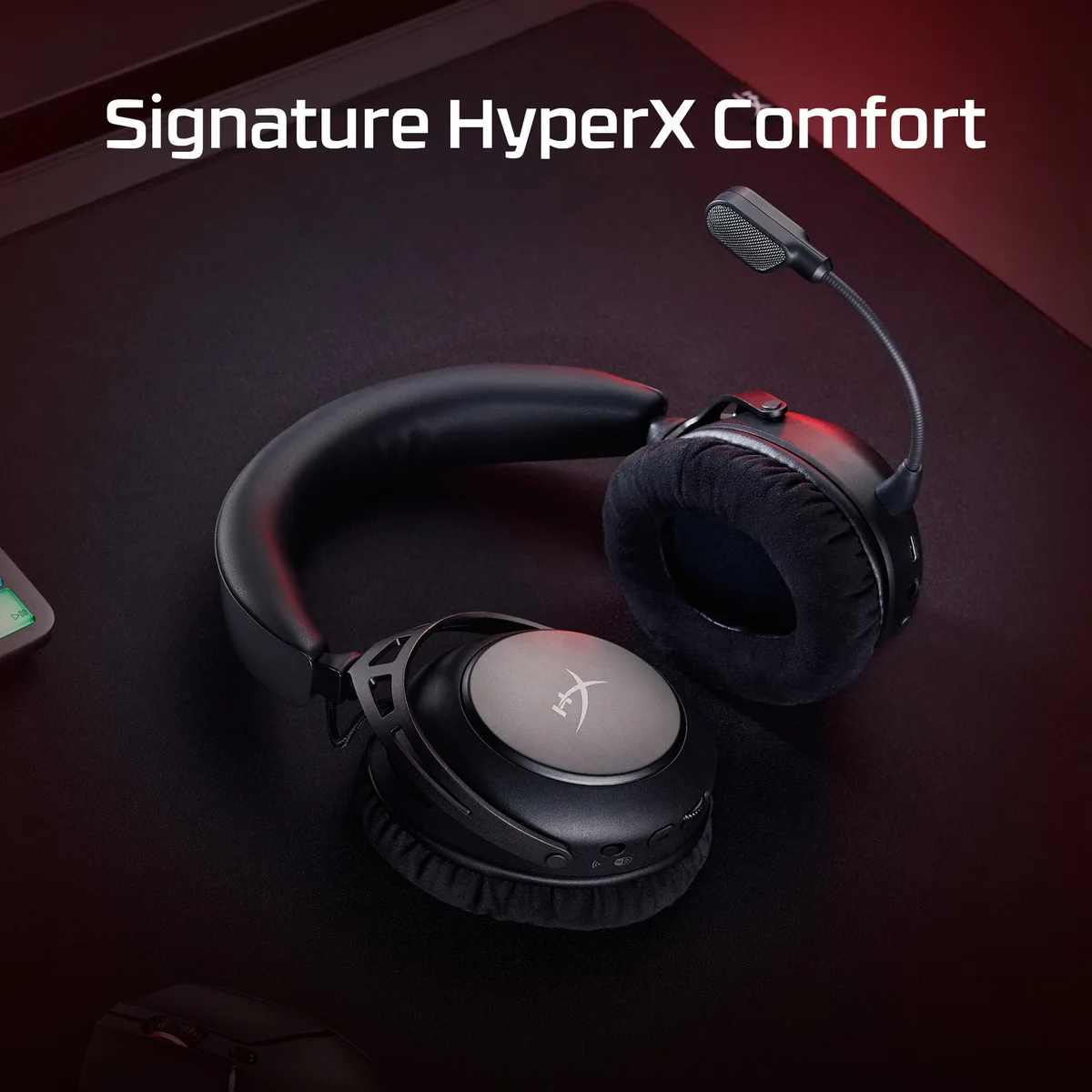 Гарнітура ігрова HyperX бездротова 53 мм чорна