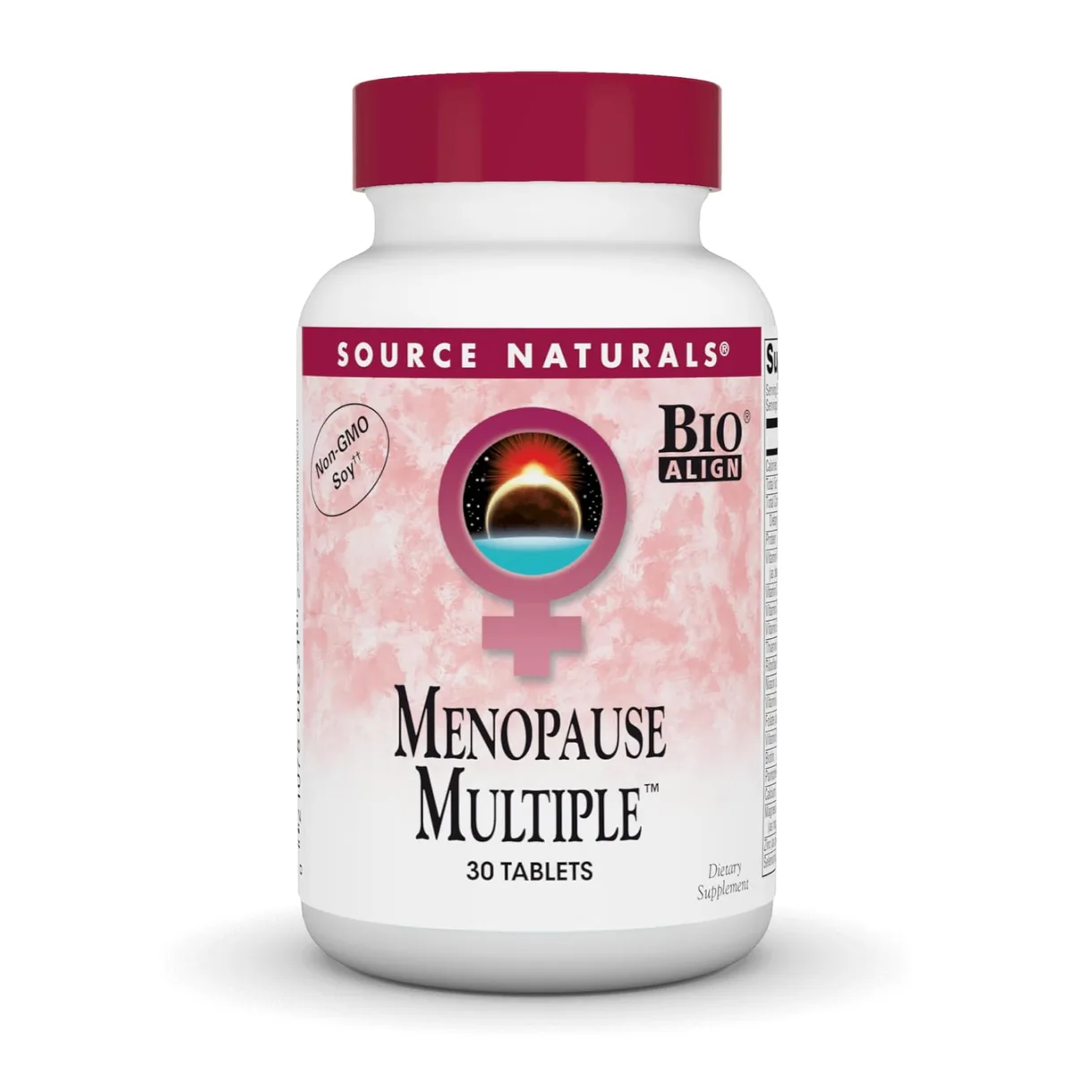 Менопауза Multiple Source Naturals 30 таблеток без глютену та молочних продуктів.