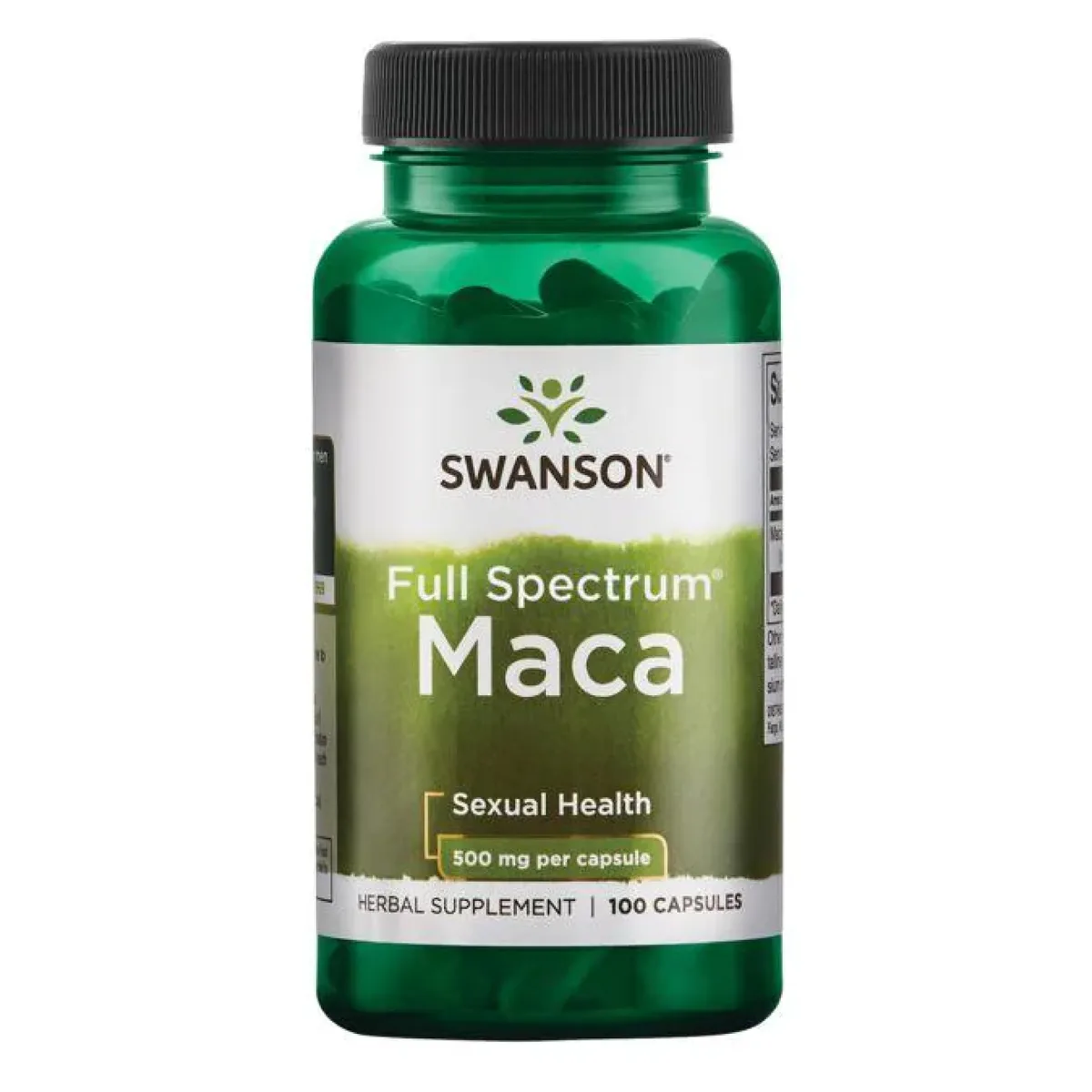 Maca Swanson 500 мг 100 капсул для сексуального здоров'я та гормонального балансу