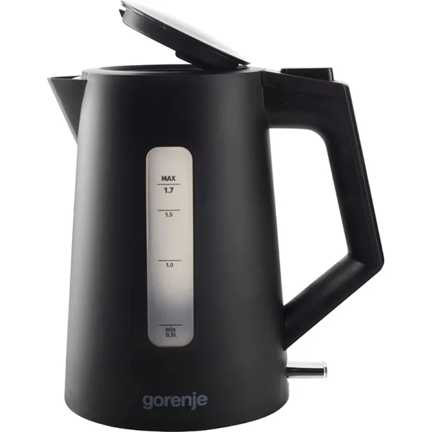 Електрочайник Gorenje 1,7 л пластиковий чорний 2200 Вт