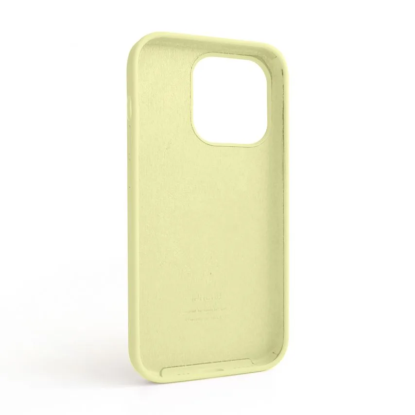 Чохол силіконовий для Apple iPhone 14 Pro  жовтий