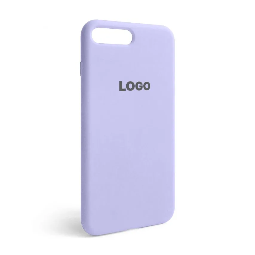 Чохол Silicone Case для Apple силікон 7 Plus 8 Plus лавандовий