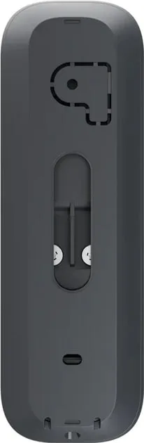 Видеозвонок Ajax Doorbell, универсальная установка, 4 МП, 155° вертикальный, 90° горизонтальный, ИК 6 м, дальность обнаружения движения 4 м, искусственный интеллект, Wi-Fi, графит.