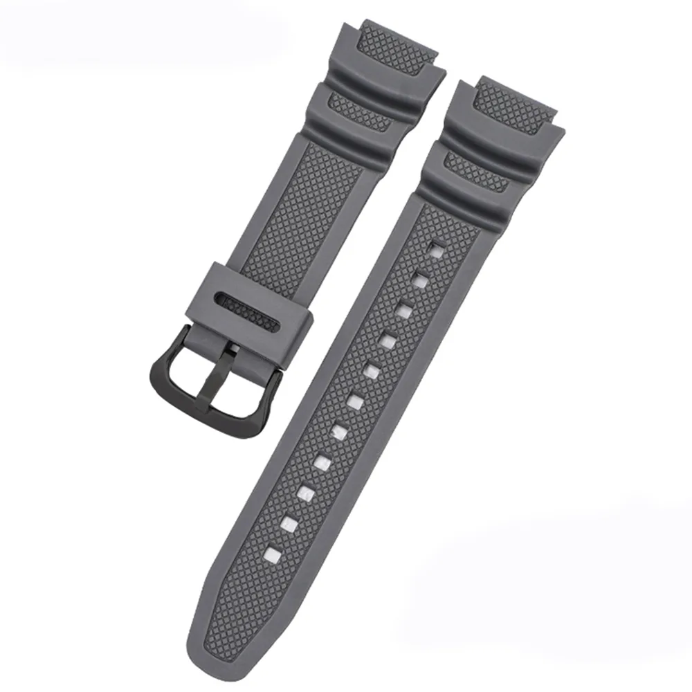 Ремінець Casio полімер 21,5 см сірий