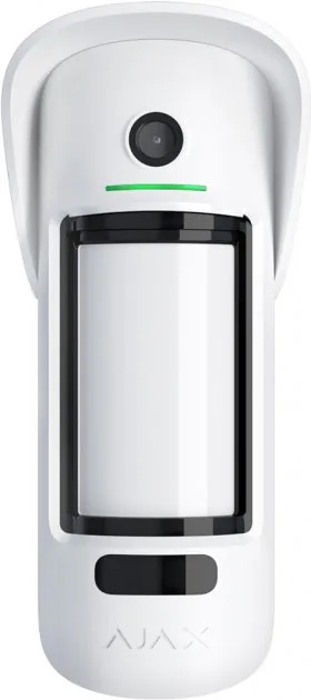 Датчик руху вуличний з фотофіксацією Ajax MotionCam Outdoor, Jeweler, бездротовий, білий (26074.84.WH1)