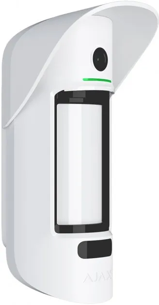 Датчик руху вуличний з фотофіксацією Ajax MotionCam Outdoor, Jeweler, бездротовий, білий (26074.84.WH1)